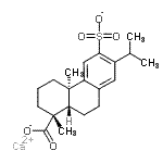 CAS#: 86408-75-5， Calcium (5beta,10alpha)-12-sulfonatoabieta-8(14),9(11),12-trien-18-oate