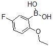 structure of CAS# 864301-27-9, 2-Ethoxy-5-Fluorophenylboronic Acid;2-ETHOXY-5-FLUOROPHENYLBORONIC ACID;5-FLUORO-2-ETHOXYPHENYLBORONIC ACID