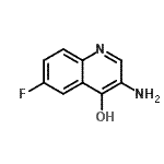 CAS 登录号：866472-96-0， 3-氨基-6-氟-4-喹啉醇