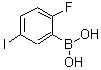 structure of CAS# 866683-41-2, (2-Fluoro-5-iodophenyl)boronic acid;2-Fluoro-5-iodobenzeneboronic acid;2-Fluoro-5-iodophenylboronic acid;593419_ALDRICH
