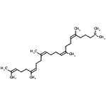 CAS 登录号：86699-73-2， (4Z,8Z,12Z,16Z)-N,N,4,8,13,17,21-七甲基-4,8,12,16,20-二十二碳五烯-1-胺