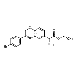 CAS 登录号：86818-24-8， 乙基2-[3-(4-溴苯基)-2H-1,4-苯并恶嗪-6-基]丙酸酯