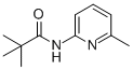 structure of CAS# 86847-79-2, 2-Pivaloylamino-6-Picoline;N-(6-Methylpyridin-2-Yl)Pivalamide;2-PIVALOYLAMINO-6-PICOLINE