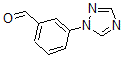结构式 CAS# 868755-54-8, 3-(1H-1,2,4-三唑-1-基)-苯甲醛