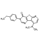 CAS#: 869802-44-8， 9-(Dimethylamino)-3-(4-ethylphenyl)pyrido[3',2':4,5]thieno[3,2-d]pyrimidin-4(3H)-one