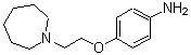 结构式 CAS# 869948-07-2, 4-[2-(1-氮杂环庚基)乙氧基]苯胺