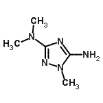 CAS 登录号：87009-70-9， N,N,1-三甲基-1,2,4-三唑-3,5-二胺