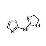 CAS 登录号：870538-89-9， N-(4,5-二氢-1H-咪唑-2-基)-1,3-噻唑-2-胺