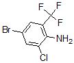 结构式 CAS# 870703-71-2, 4-溴-2-氯-6-(三氟甲基)-苯胺