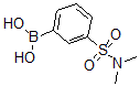结构式 CAS# 871329-59-8, B-[3-[(二甲基氨基)磺酰基]苯基]-硼酸