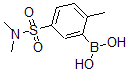structure of CAS# 871332-99-9, B-[5-[(Dimethylamino)Sulfonyl]-2-Methylphenyl]-Boronic Acid;5-(N,N-Dimethylsulphamoyl)-2-Methylbenzeneboronic Acid 98%;5-(N,N-DIMETHYLSULPHAMOYL)-2-METHYLBENZENEBORONIC ACID;5-Dimethylsulfamoyl-2-Methylbenzeneboronic Acid, 98%