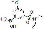 结构式 CAS# 871333-03-8, B-[3-[(二乙基氨基)磺酰基]-5-甲氧基苯基]-硼酸