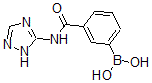结构式 CAS# 871333-05-0, B-[3-[(1H-1,2,4-三唑-5-基氨基)羰基]苯基]-硼酸