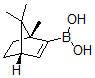 结构式 CAS# 871333-99-2, B-[(1S,4R)-1,7,7-三甲基双环[2.2.1]庚-2-烯-2-基]-硼酸