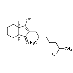 CAS 登录号：871482-75-6， (3aR,7aS)-2-(2,6-二甲基庚基)-3-羟基-3a,4,5,6,7,7a-六氢-1H-茚-1-酮