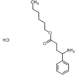 CAS#: 87253-02-9， Hexyl 4-amino-4-phenylbutanoate hydrochloride (1:1)