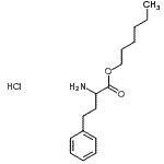 CAS#: 87253-05-2， Hexyl 2-amino-4-phenylbutanoate hydrochloride (1:1)