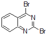 structure of CAS# 872998-61-3, 2,4-Dibromo-Quinazoline;2,4-DIBROMOQUINAZOLINE