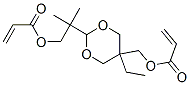 CAS#: 87320-05-6， (2-(1,1-Dimethyl-2-((1-oxoallyl)oxy)ethyl)-5-ethyl-1,3-dioxan-5-yl)methyl acrylate