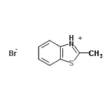 CAS 登录号：874-45-3， 2-甲基-1,3-苯并噻唑-3-鎓溴化物
