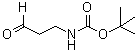 结构式 CAS# 874784-10-8, (3-氧代丙基)氨基甲酸叔丁酯