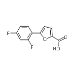 CAS#: 874801-40-8， 5-(2,4-Difluorophenyl)-2-furoic acid