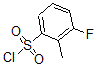 structure of CAS# 875166-92-0, 3-Fluoro-2-Methylbenzenesulfonyl Chloride;3-Fluoro-2-Methylbenzene-1-Sulfonyl Chloride;3-FLUORO-2-METHYLBENZENESULFONYL CHLORIDE;3-FLUORO-2-METHYLBENZENESULPHONYLCHLORIDE