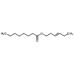 CAS 登录号：87619-90-7， (3E)-3-己烯-1-基辛酸酯