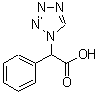 结构式 CAS# 876716-29-9, 苯基(1H-四唑-1-基)乙酸