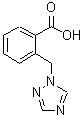 structure of CAS# 876718-01-3, 2-(1H-1,2,4-Triazol-1-ylmethyl)benzoic acid;2-((1H-1,2,4-triazol-1-yl)methyl)benzoic acid;2-(1,2,4-triazolylmethyl)benzoic acid;2-(1H-1,2,4-Triazol-1-ylmethyl)benzoic acid