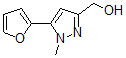 结构式 CAS# 876728-41-5, 5-(2-呋喃基)-1-甲基-1H-吡唑-3-甲醇