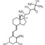 CAS 登录号：87678-01-1， (3R,5Z,7E,14Xi)-1,3,23,25-四羟基-9,10-开链胆甾-5,7,10-三烯-24-酮