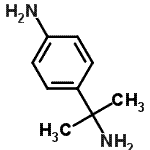 结构式 CAS# 878196-82-8, 4-(2-氨基-2-丙基)苯胺