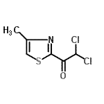 CAS 登录号：87830-82-8， 2,2-二氯-1-(4-甲基-1,3-噻唑-2-基)乙酮