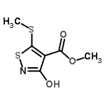 structure of CAS# 878477-22-6, Methyl 5-(methylsulfanyl)-3-oxo-2,3-dihydro-1,2-thiazole-4-carboxylate;3-Hydroxy<wbr>-5-methyl<wbr>sulfanyl-<wbr>isothiazo<wbr>le-4-carb<wbr>oxylic ac<wbr>id methyl<wbr> ester;4-ISOTHIA<wbr>ZOLECARBO<wbr>XYLIC ACI<wbr>D, 2,3-DI<wbr>HYDRO-5-(<wbr>METHYLTHI<wbr>O)-3-OXO-<wbr>, METHYLE<wbr>STER;methyl 3-<wbr>hydroxy-5<wbr>-(methyls<wbr>ulfanyl)-<wbr>1,2-thiaz<wbr>ole-4-car<wbr>boxylate