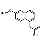 CAS 登录号：87901-81-3， (6-甲氧基-1-萘基)乙酸