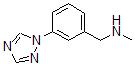 CAS 登录号：879896-43-2， N-甲基-3-(1H-1,2,4-三唑-1-基)-苯甲胺