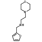结构式 CAS# 880813-53-6, N-(2-呋喃甲基)-2-(4-吗啉基)乙胺