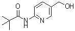 结构式 CAS# 882016-49-1, N-[5-(羟基甲基)-2-吡啶基]-2,2-二甲基丙酰胺