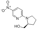 结构式 CAS# 88374-37-2, (S)-(-)-N-(5-硝基-2-吡啶基)脯氨醇