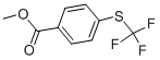 structure of CAS# 88489-60-5, Methyl 4-Trifluoromethylthio Benzoate;Methyl 4-[(Trifluoromethyl)Sulfanyl]Benzoate;METHYL 4-TRIFLUOROMETHYLTHIO BENZOATE