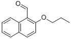 结构式 CAS# 885-26-7, 2-丙氧基萘-1-甲醛