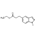 CAS 登录号：885271-26-1， 乙基3-(1H-吲唑-5-基)丙酸酯