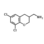 CAS 登录号：885271-44-3， 1-(6,8-二氯-3,4-二氢-2H-苯并吡喃-3-基)甲胺