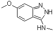 CAS 登录号：885271-66-9， 6-甲氧基-N-甲基-2H-吲唑-3-胺