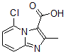 结构式 CAS# 885275-55-8, 5-氯-2-甲基-咪唑并[1,2-a]吡啶-3-羧酸