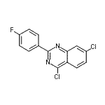 CAS#: 885277-41-8， 4,7-Dichloro-2-(4-fluorophenyl)quinazoline