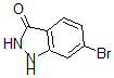 结构式 CAS# 885521-92-6, 6-溴-1,2-二氢-3H-吲唑-3-酮
