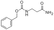 structure of CAS# 886-64-6, N-(3-Amino-3-oxopropyl)carbamic acid phenylmethyl ester;Phenylmethyl N-(3-Amino-3-Oxo-Propyl)Carbamate;N-(3-Amino-3-Oxopropyl)Carbamic Acid Phenylmethyl Ester;N-(3-Amino-3-Keto-Propyl)Carbamic Acid Benzyl Ester