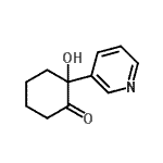 CAS 登录号：886362-93-2， 2-羟基-2-(3-吡啶基)环己酮